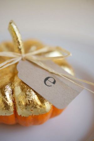 Gilded Harvest Place Cards - A Girl in LA